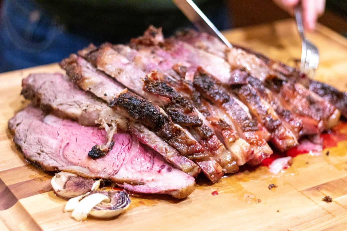 Smoked Prime Rib with Garlic Herb Butter - Image