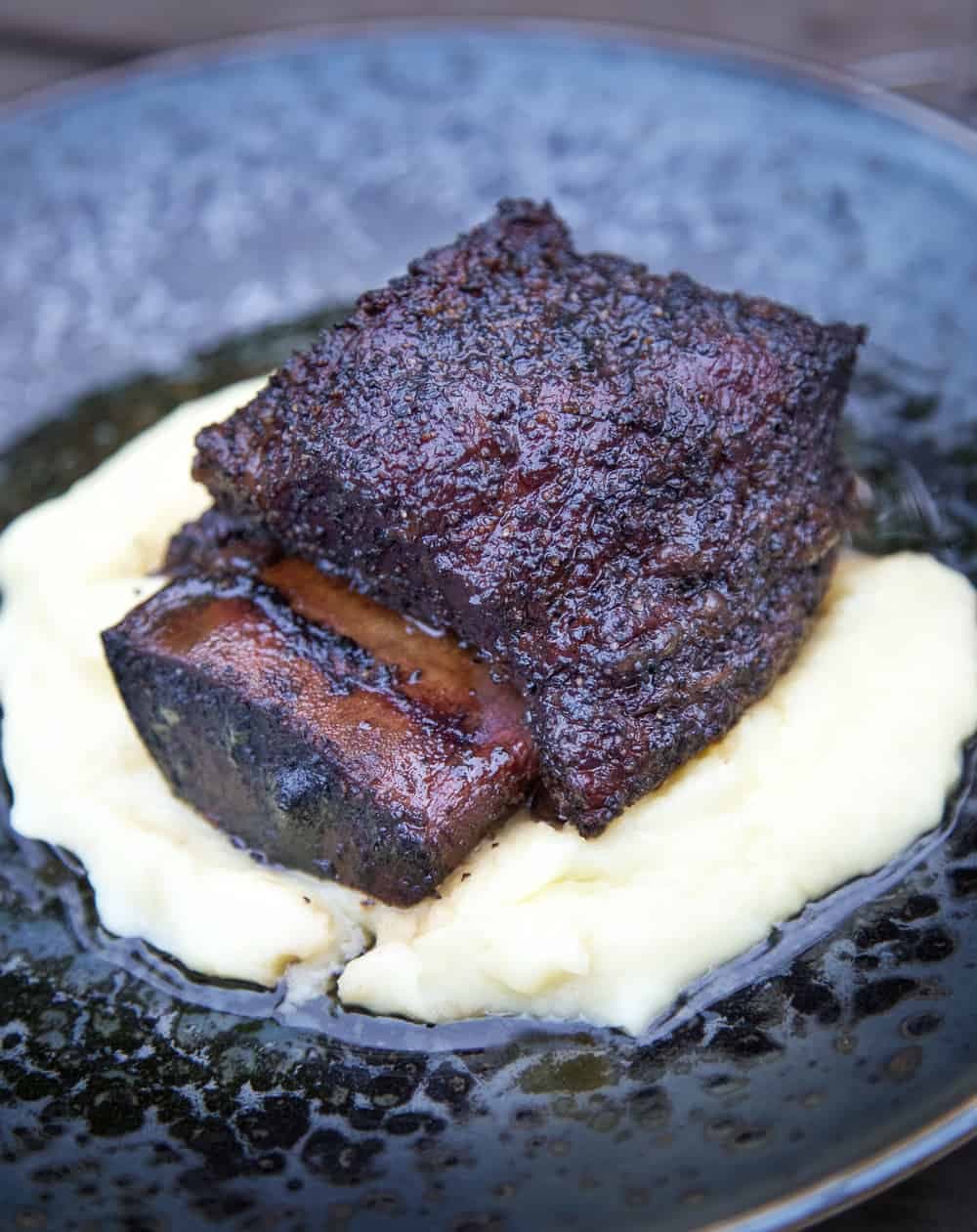 Smoked Beef Short Ribs with Red Wine Braise - Image