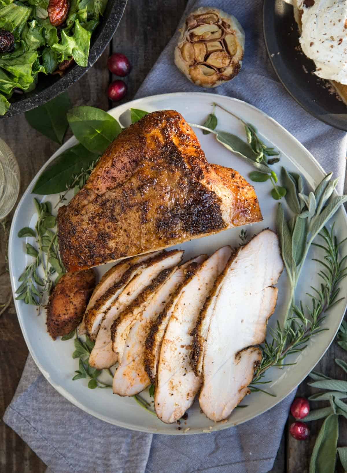 Smoked Turkey Breast with Maple Glaze - Image