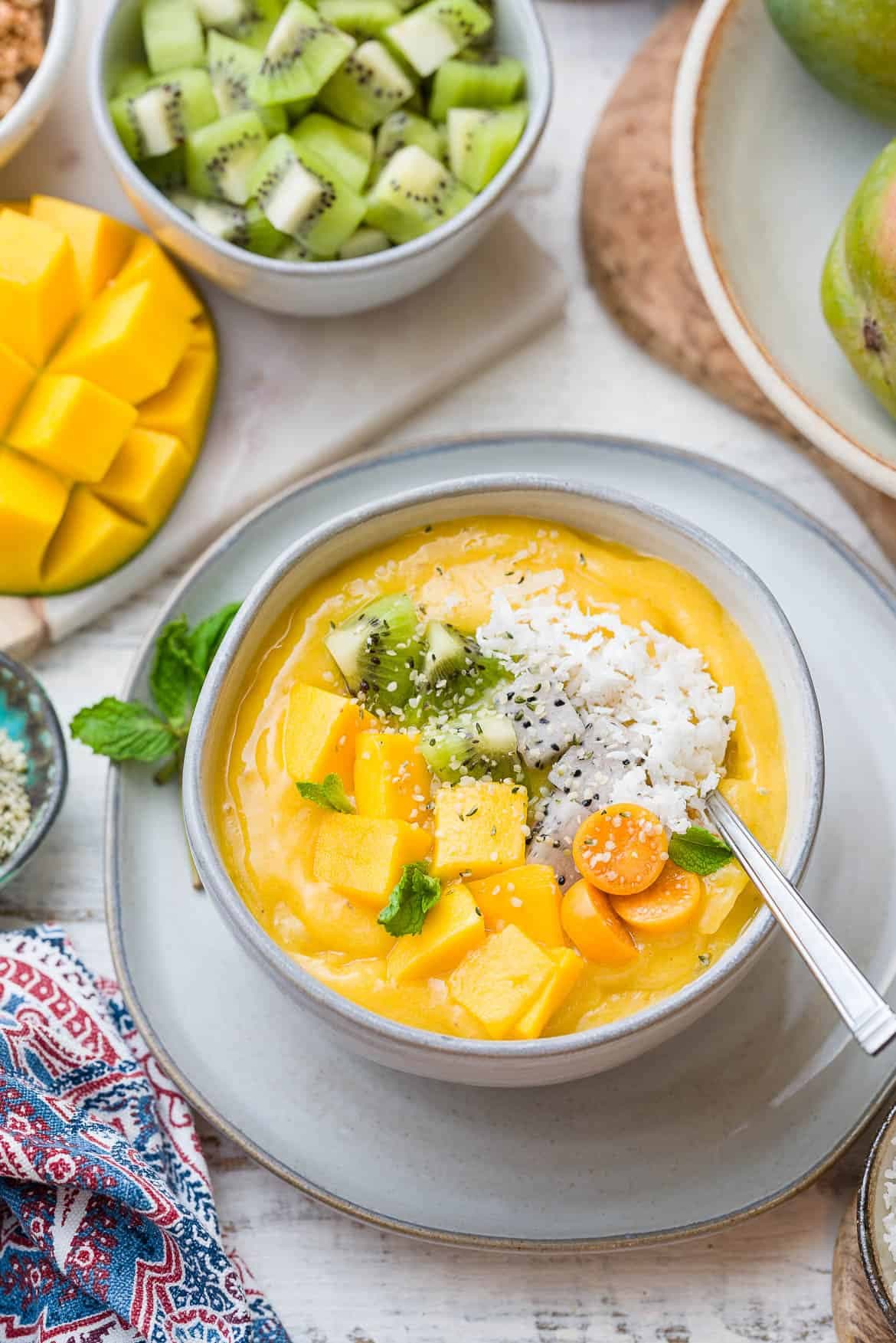 Tropical Mango Smoothie Bowl - Image