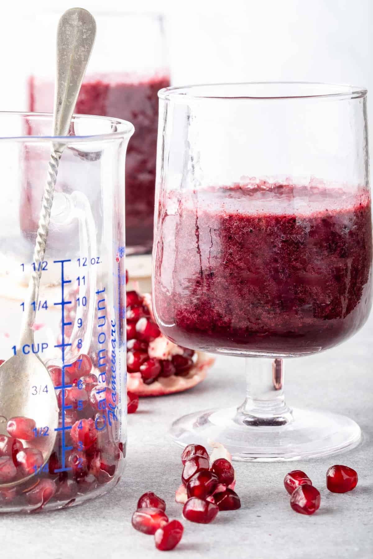 Blueberry Pomegranate Smoothie - Image
