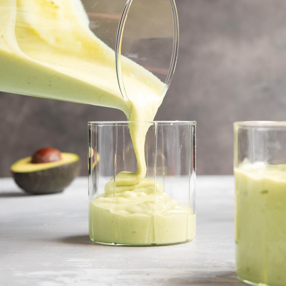 Creamy Avocado Banana Smoothie - Image