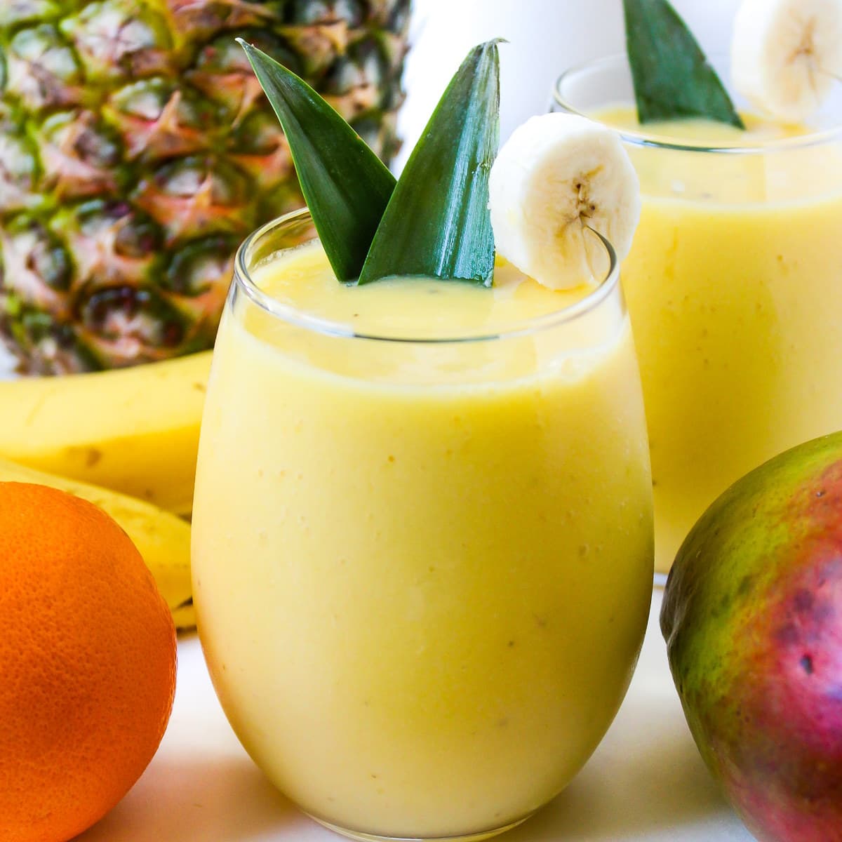 Tropical Mango Pineapple Smoothie - Image