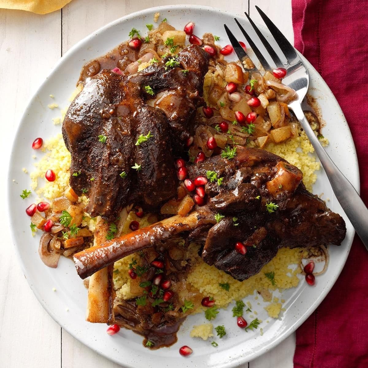 Pear and Pomegranate Lamb Tagine - Image