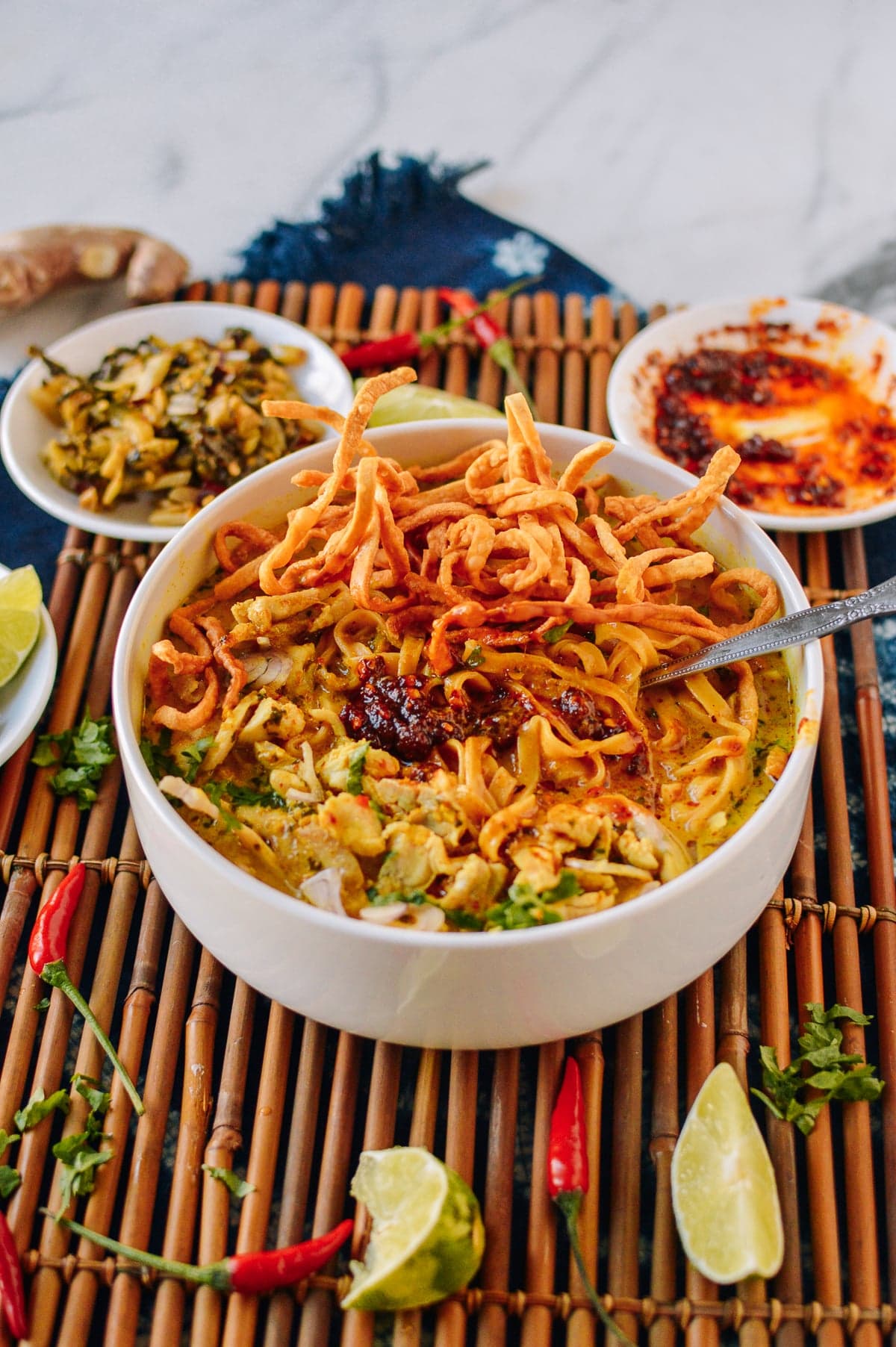 Chicken Khao Soi (Northern Thai Coconut Curry Noodle Soup) - Image