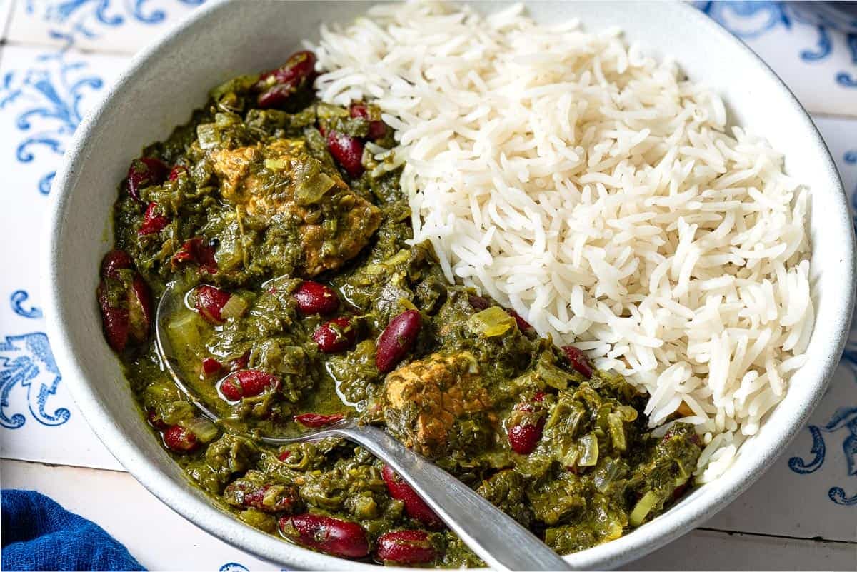 Ghormeh Sabzi (Persian Herb Stew) - Image
