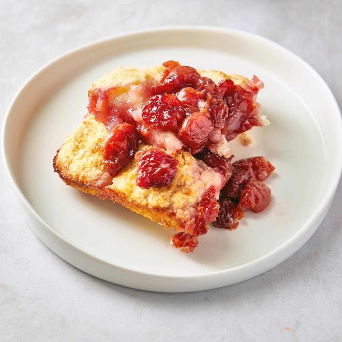 Old-Fashioned Cherry Cobbler - Image