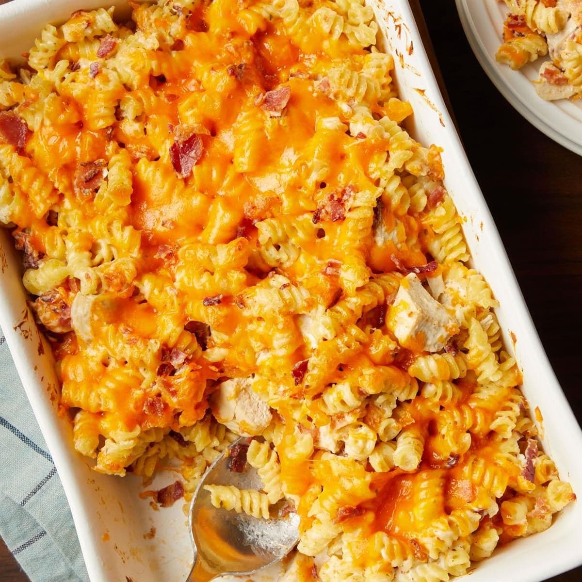Creamy Chicken Bacon Ranch Casserole - Image