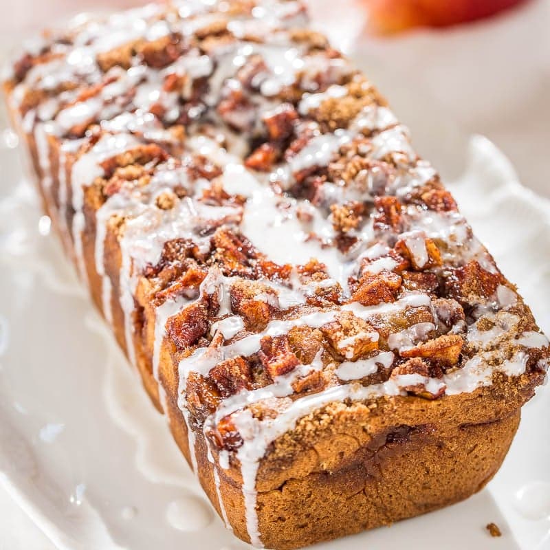 Glazed Apple Fritter Bread - Image