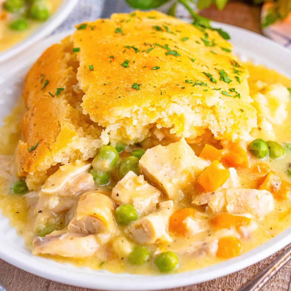 Cheddar Biscuit Chicken Cobbler - Image