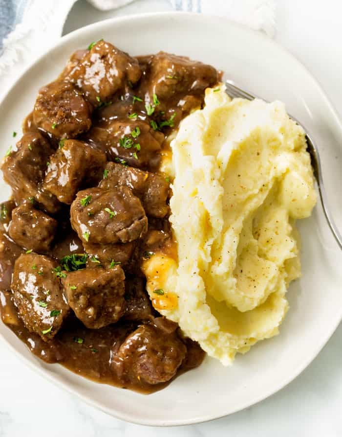 Beef Tips and Gravy - Image