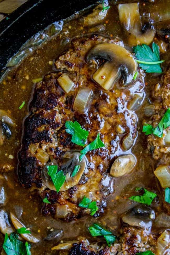 Skillet Salisbury Steak with Mushroom Gravy - Image