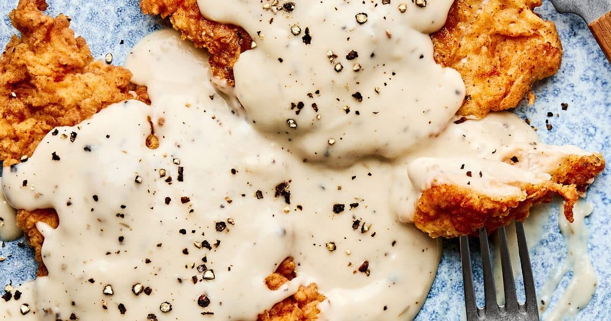 Chicken Fried Chicken with Cream Gravy - Image