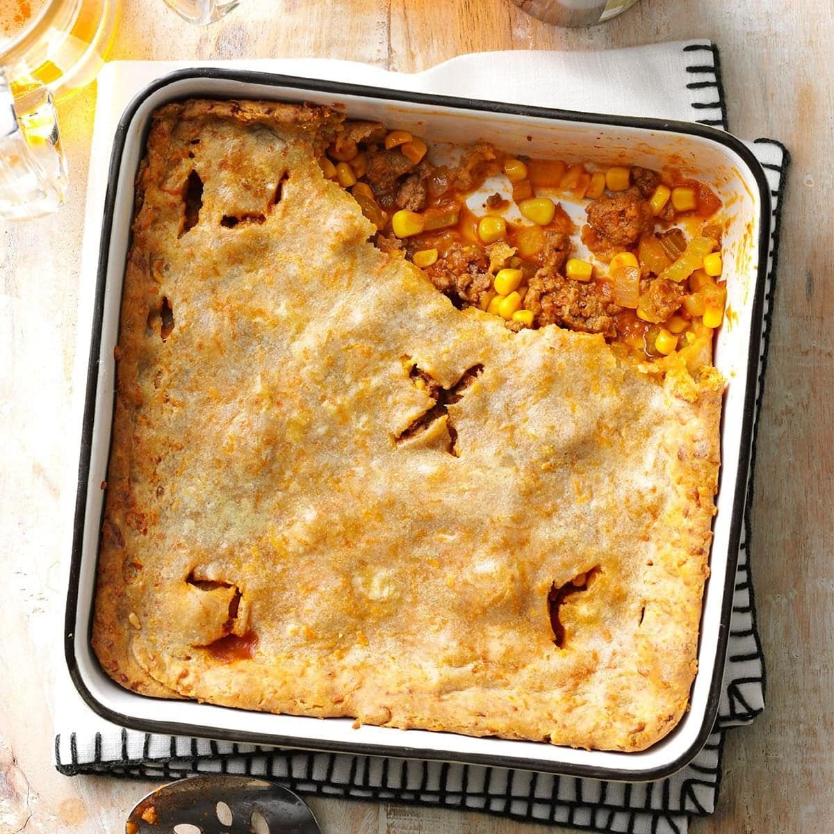 Cheddar-Crust Beef Pot Pie - Image