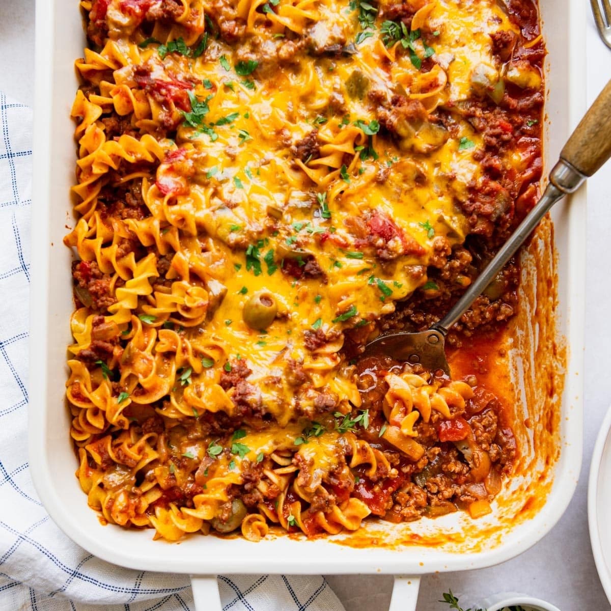 Old-Fashioned Johnny Marzetti Casserole - Image
