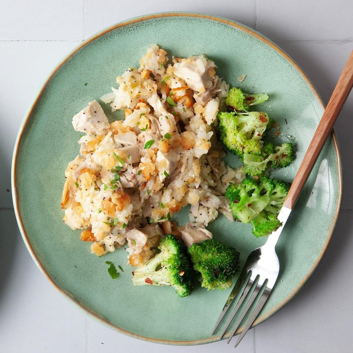 Poppy Seed Chicken Casserole with Buttery Ritz Topping - Image