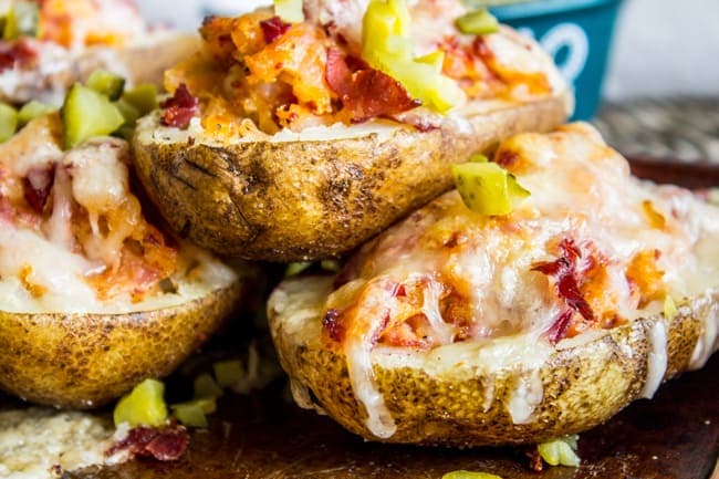 Reuben-Stuffed Twice Baked Potatoes - Image
