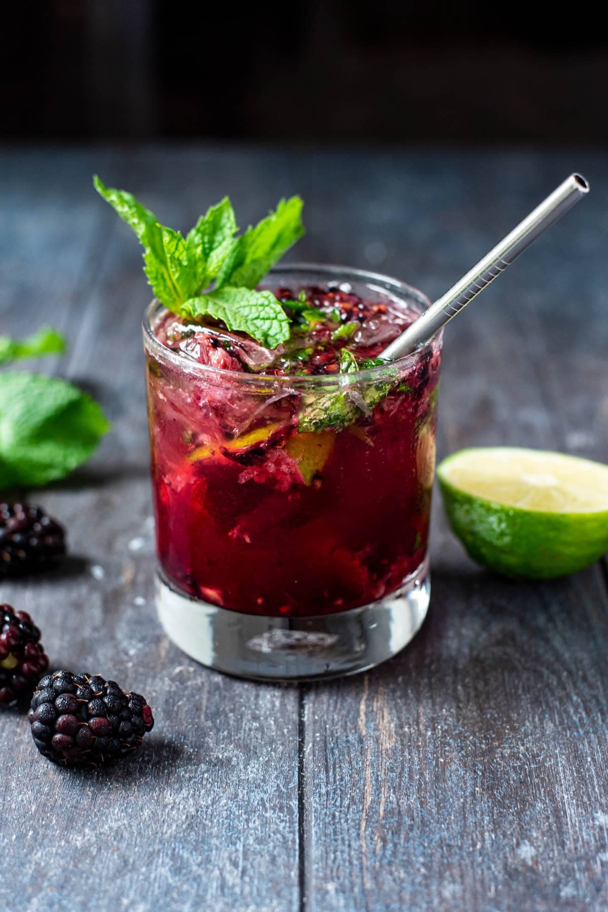 Blackberry Bourbon Smash - Image