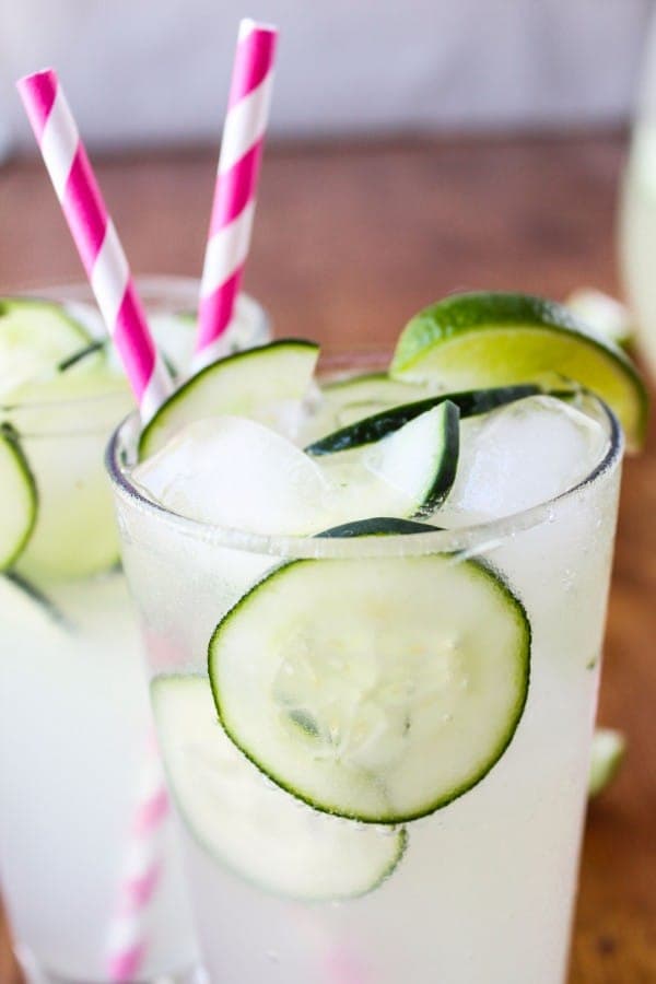 Cucumber Lime Vodka Punch - Image