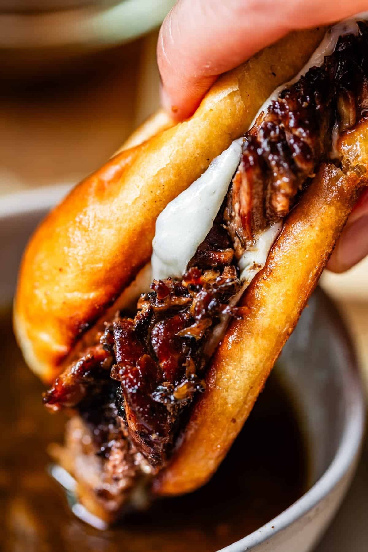 Diner-Style French Dip Sandwich - Image