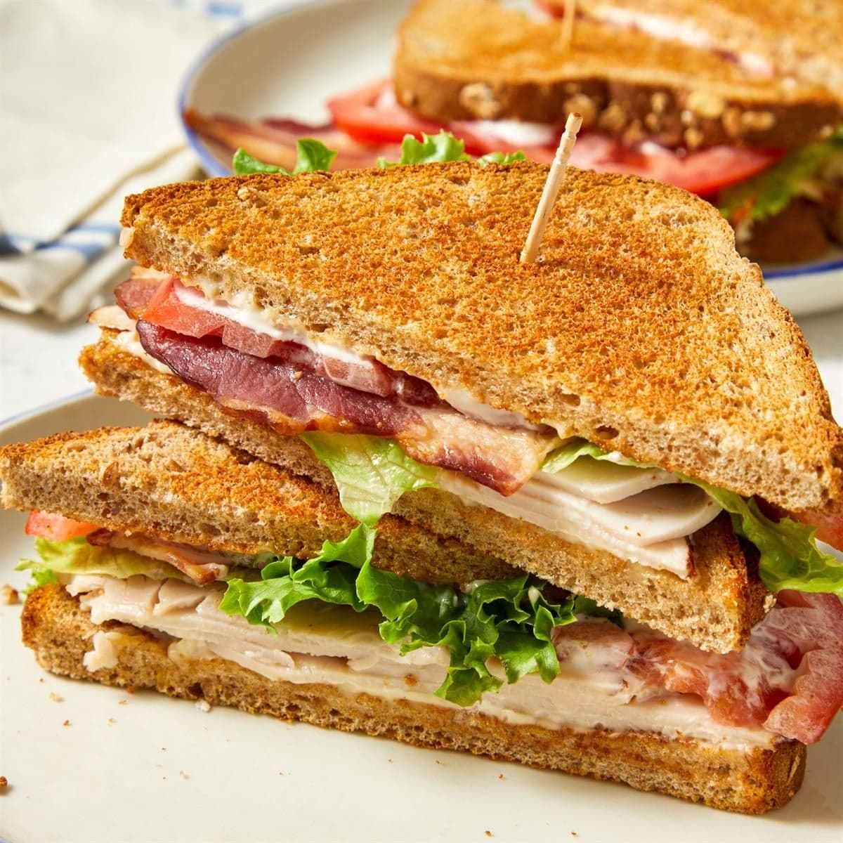Diner Triple-Decker Turkey Club - Image