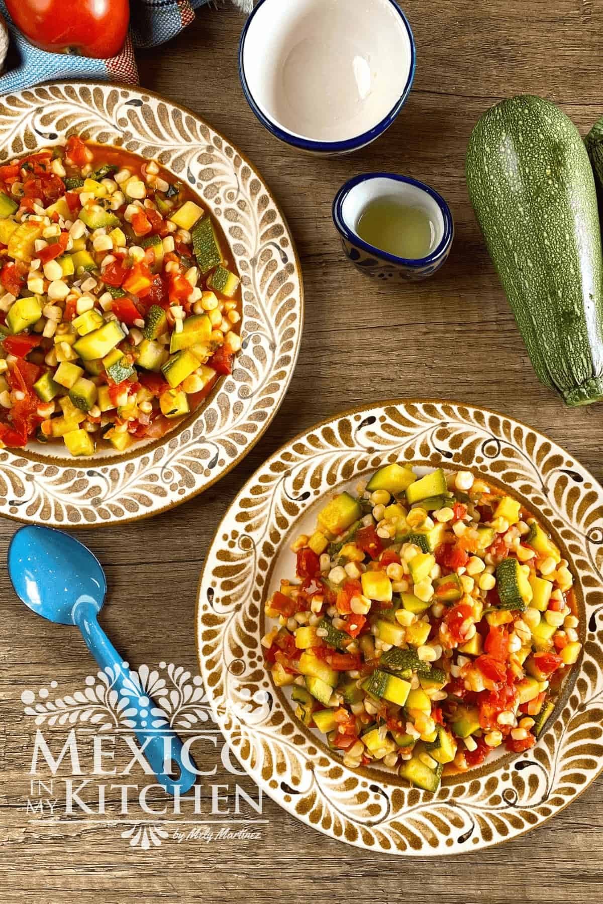 Calabacitas con Elote (Mexican Zucchini and Corn) - Image