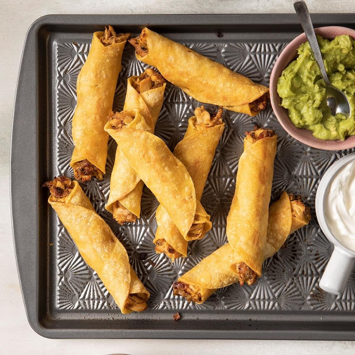 Crispy Baked Chicken Taquitos - Image