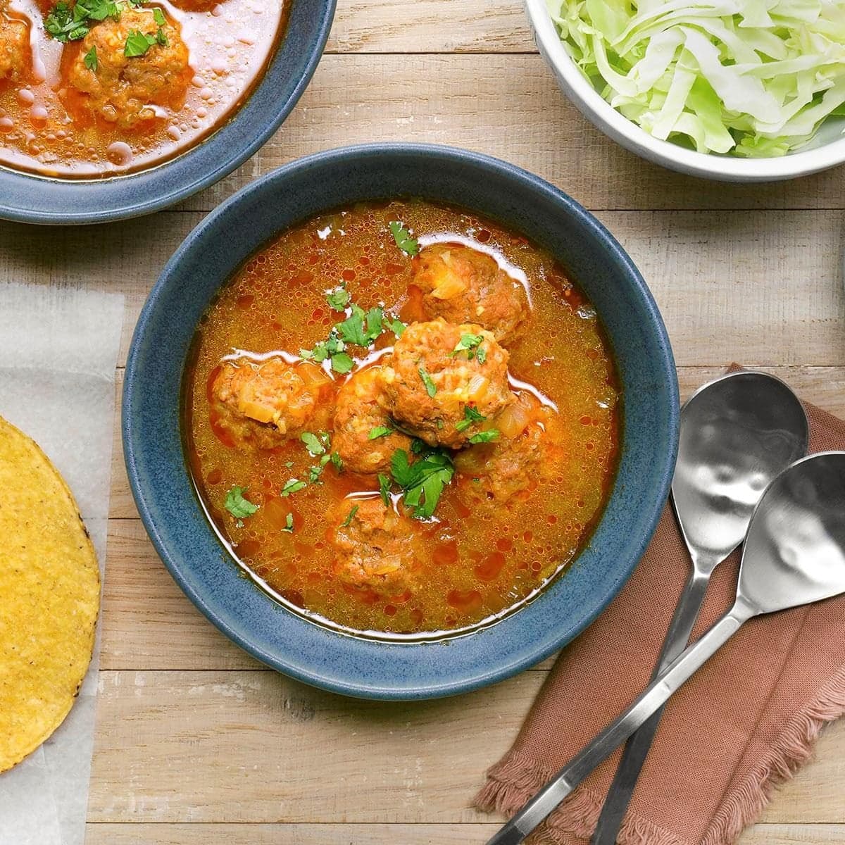 Albondigas Soup (Caldo de Albondigas) - Image