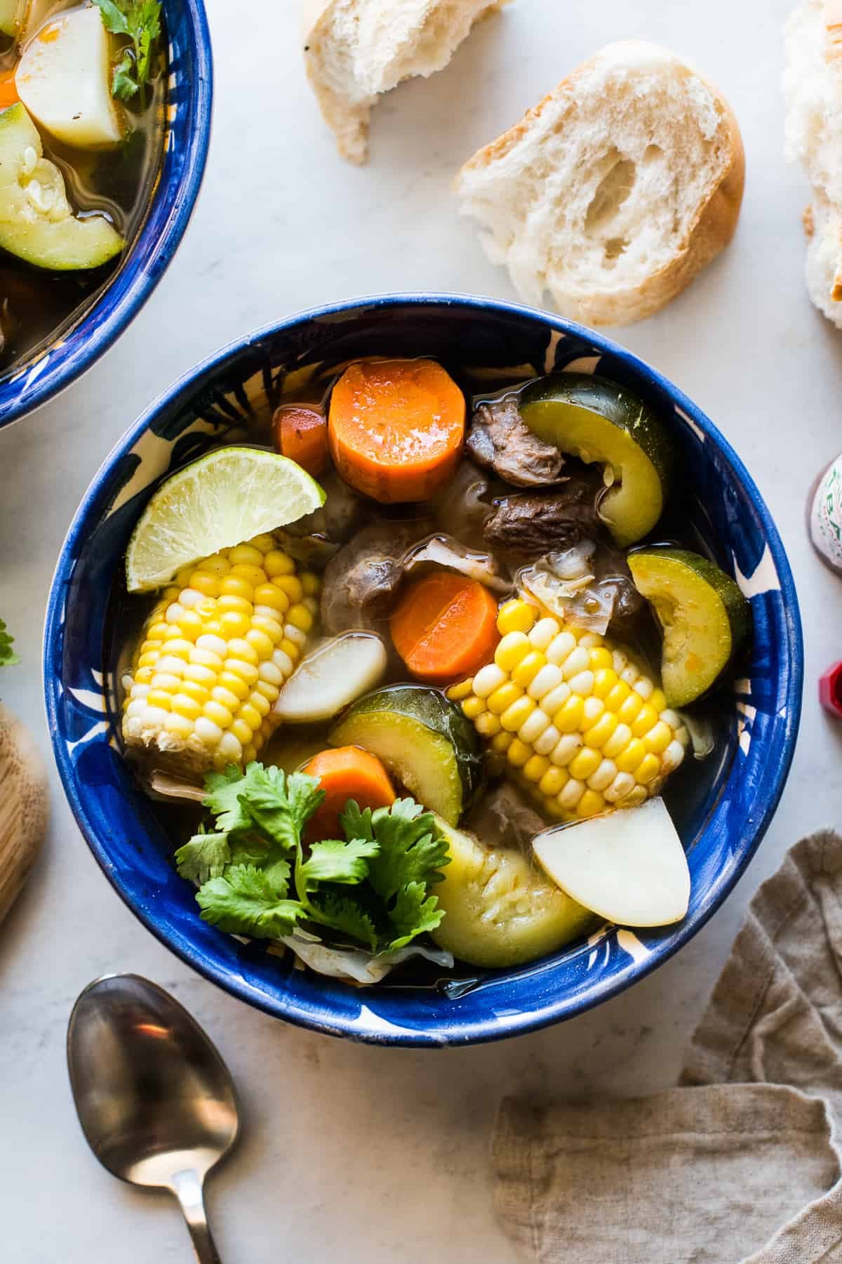 Caldo de Res (Mexican Beef Soup) - Image