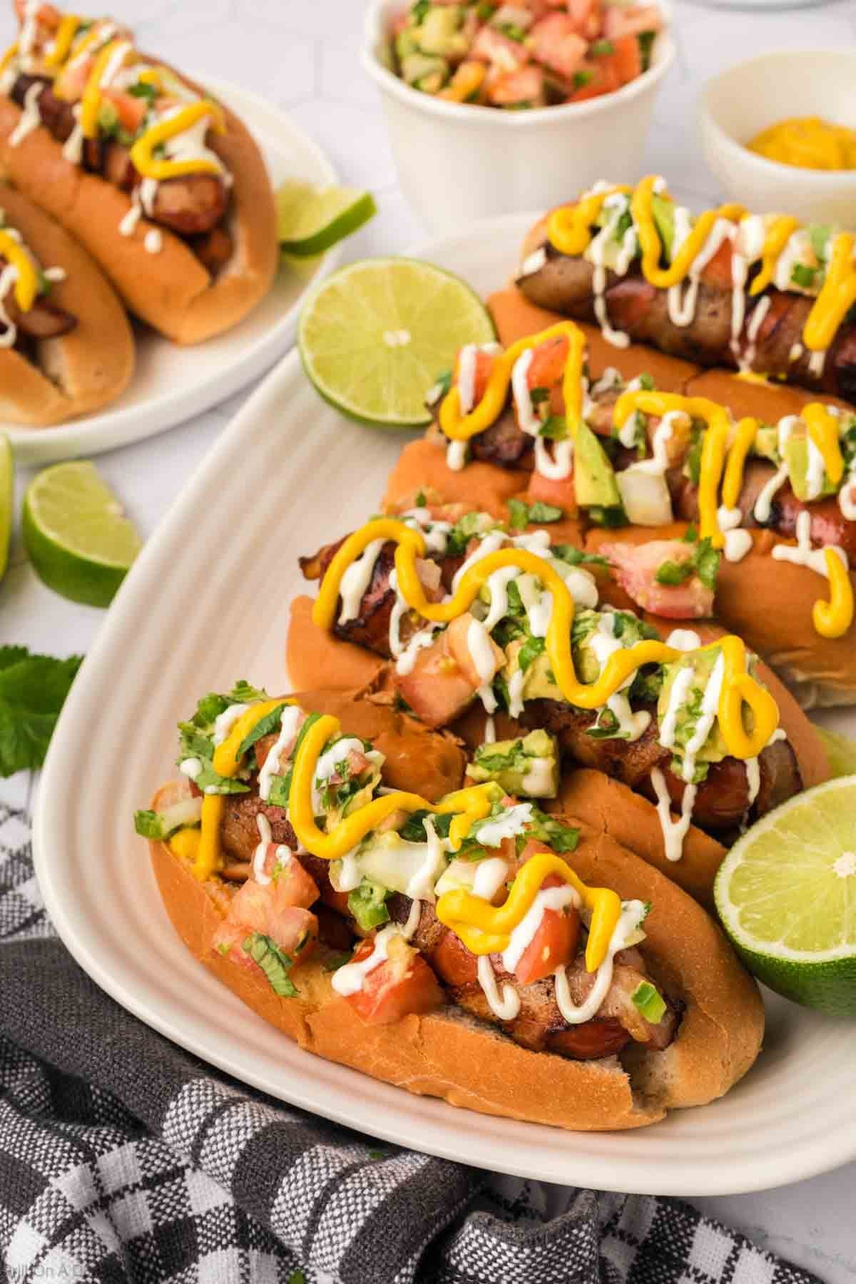 Bacon-Wrapped Sonoran Street Dogs - Image