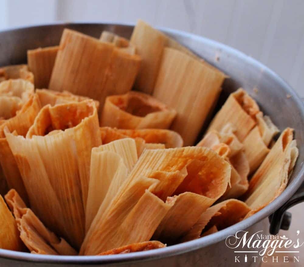 Red Chile Pork Tamales - Image