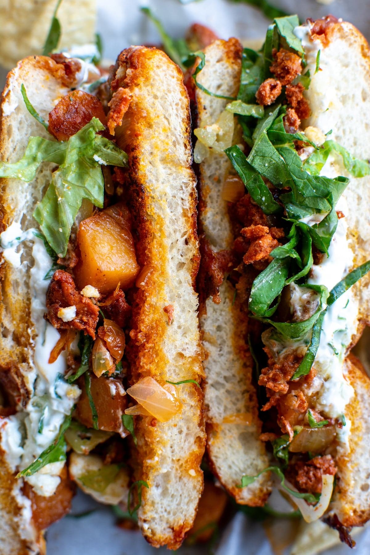 Pambazos (Chorizo & Potato Griddle Sandwiches) - Image