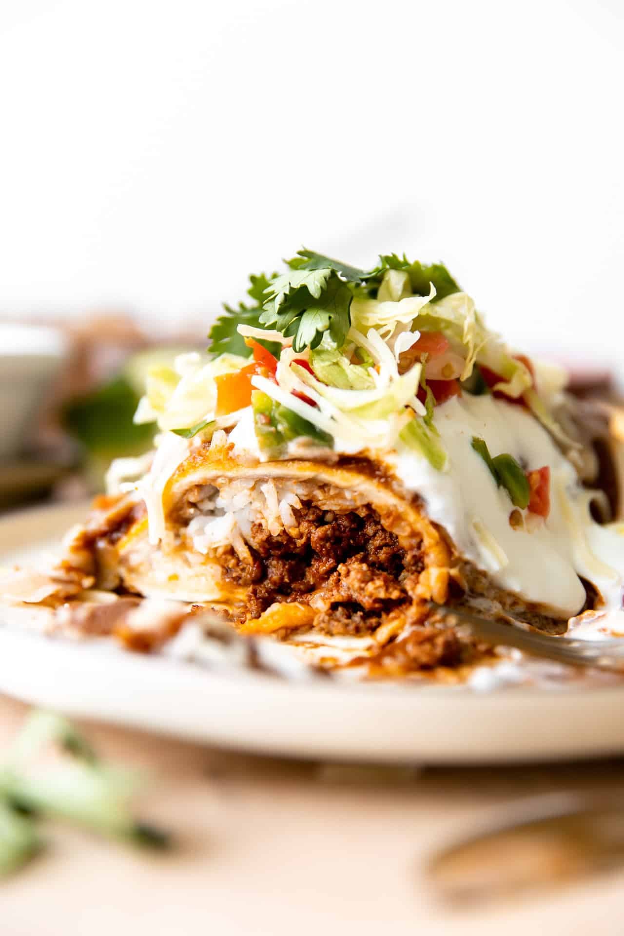 Smothered Wet Burritos - Image