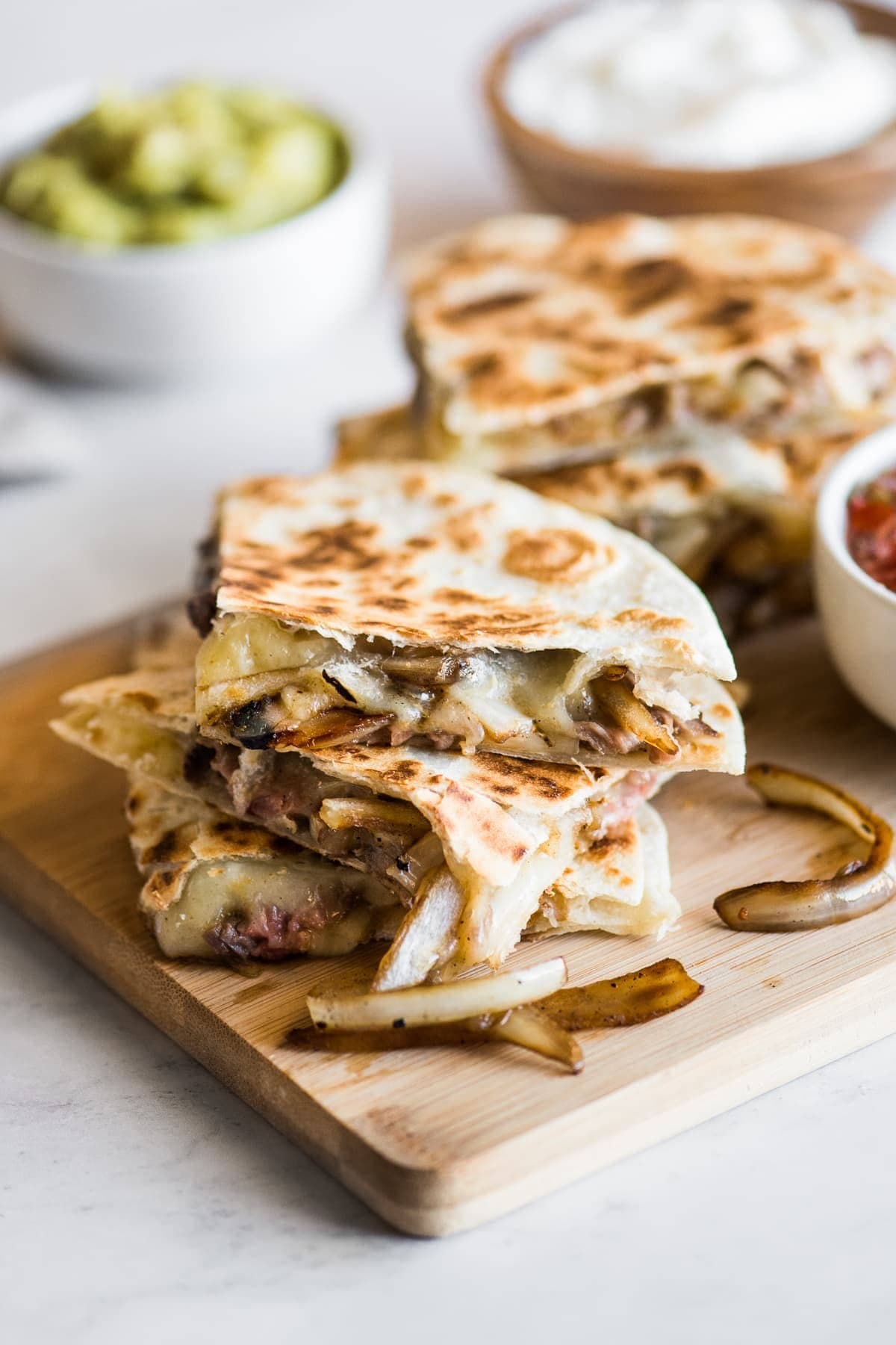 Cheesy Steak Quesadillas (Quesadillas de Bistec) - Image