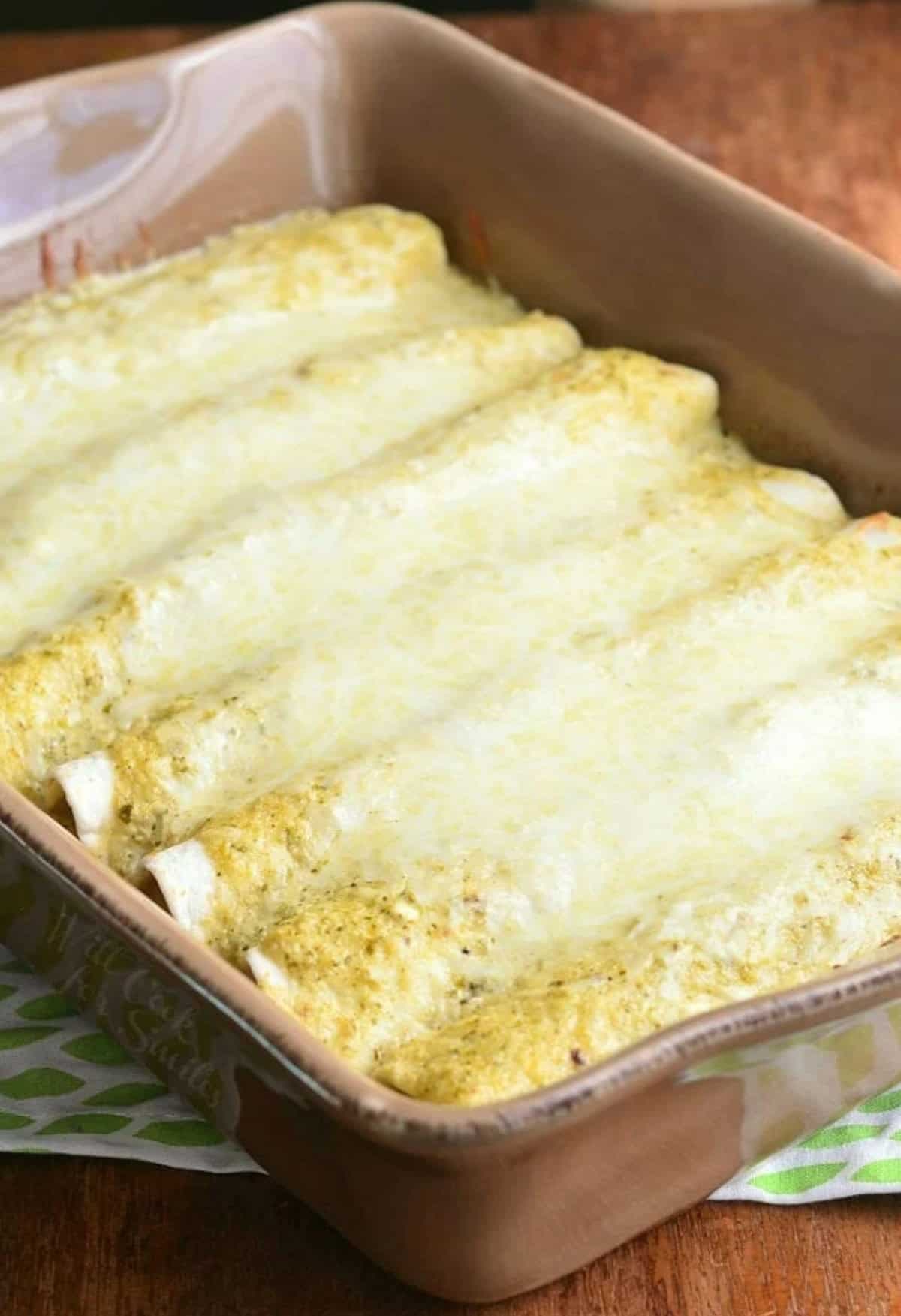 Creamy Beef Enchiladas Verdes - Image