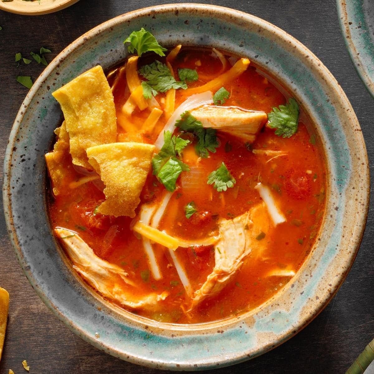 30-Minute Chicken Tortilla Soup - Image