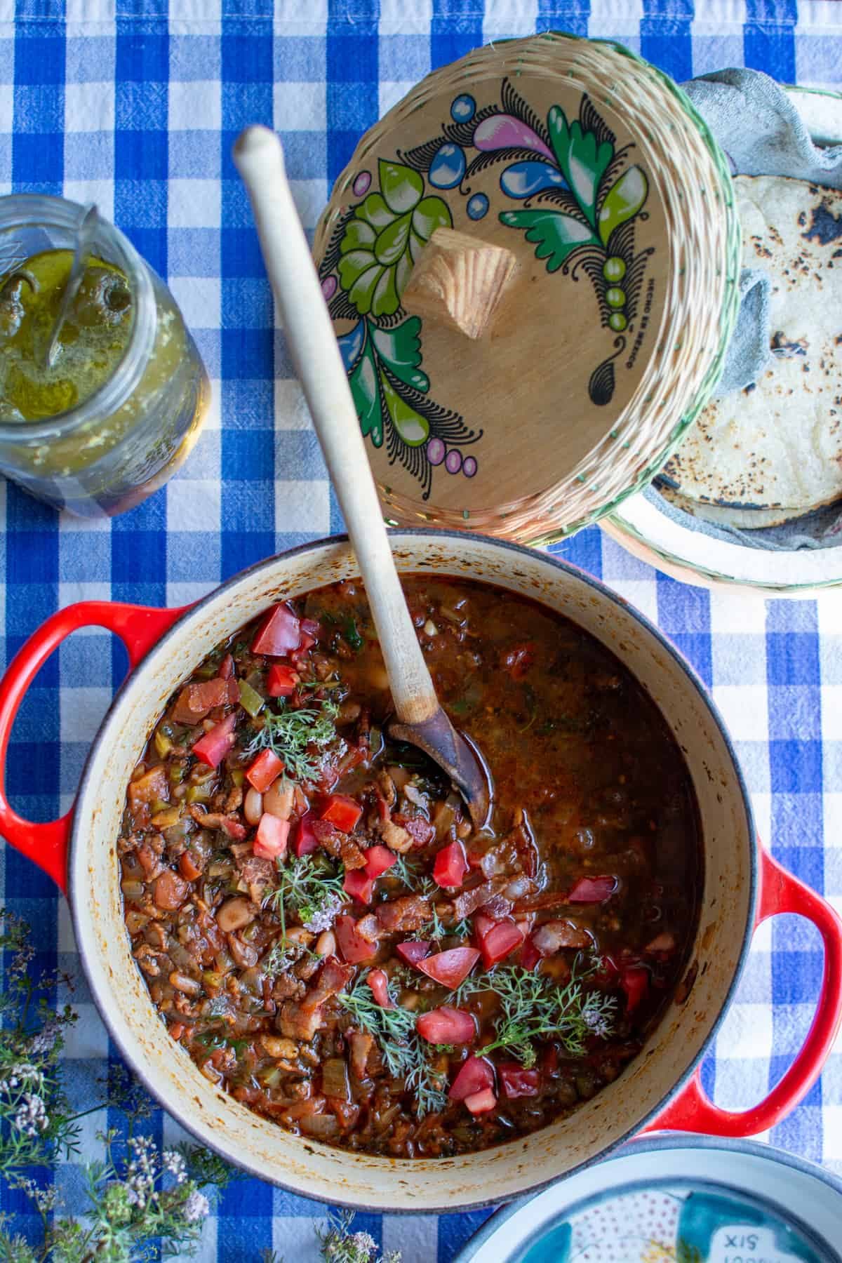 Frijoles Charros (Texas Charro Beans) - Image