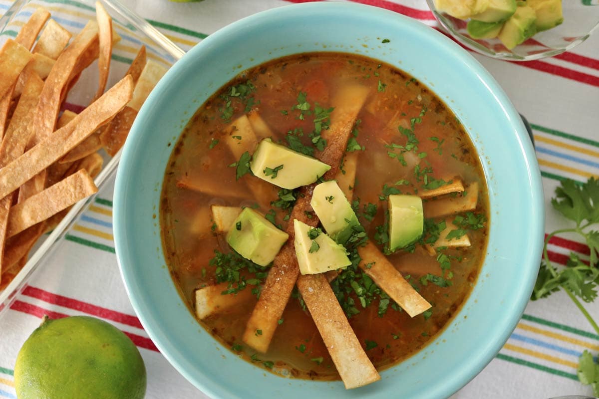 Sopa de Lima (Yucatán Lime Soup) - Image