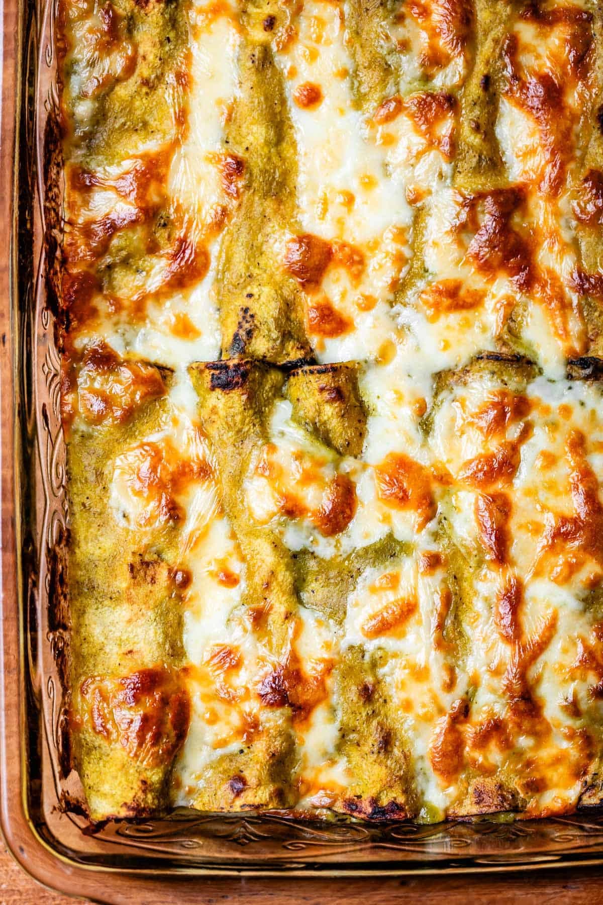 Green Chile Chicken Enchiladas - Image