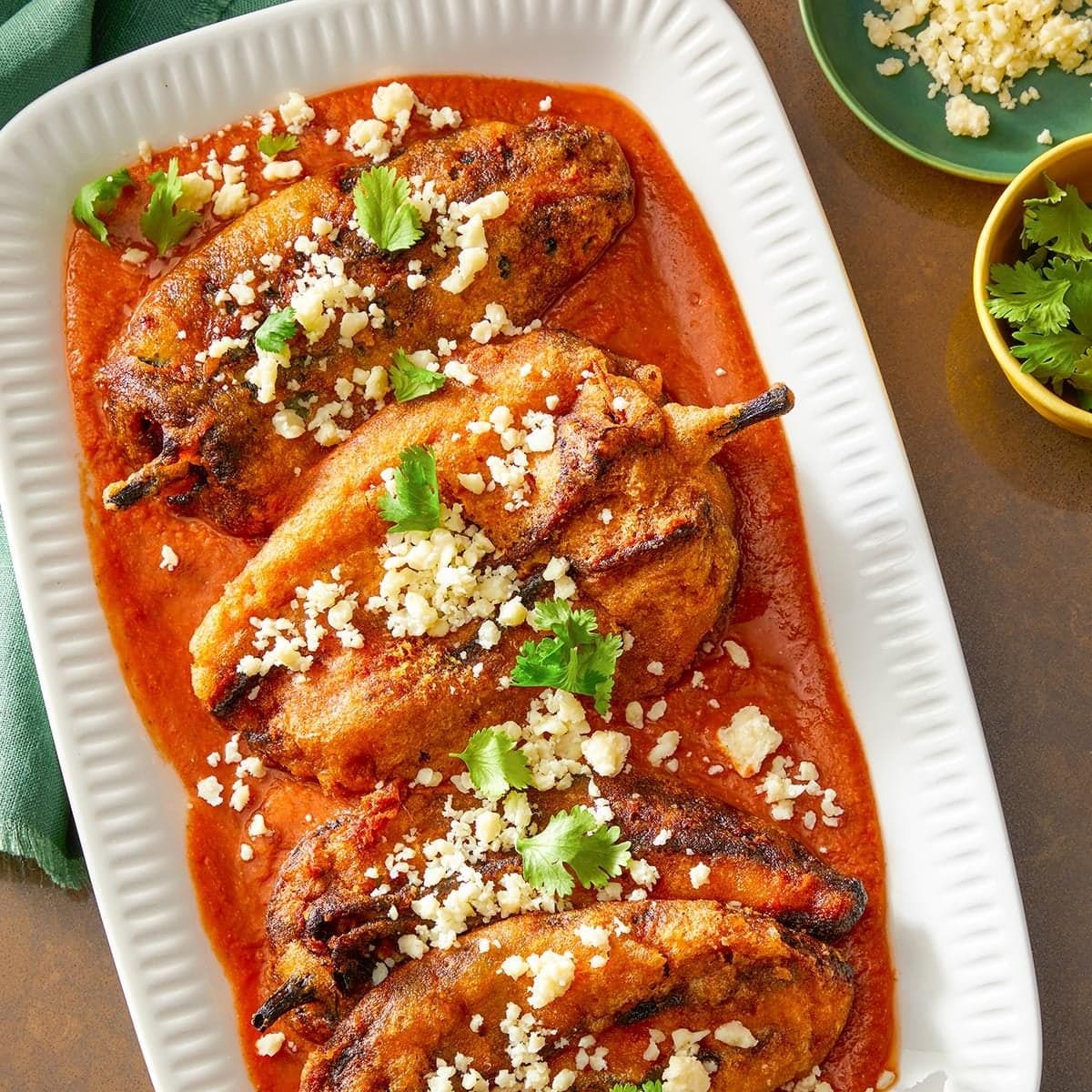 Crispy Cheese-Stuffed Chiles Rellenos - Image