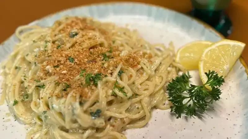 Creamy Garlic Parmesan Pasta - Image 2