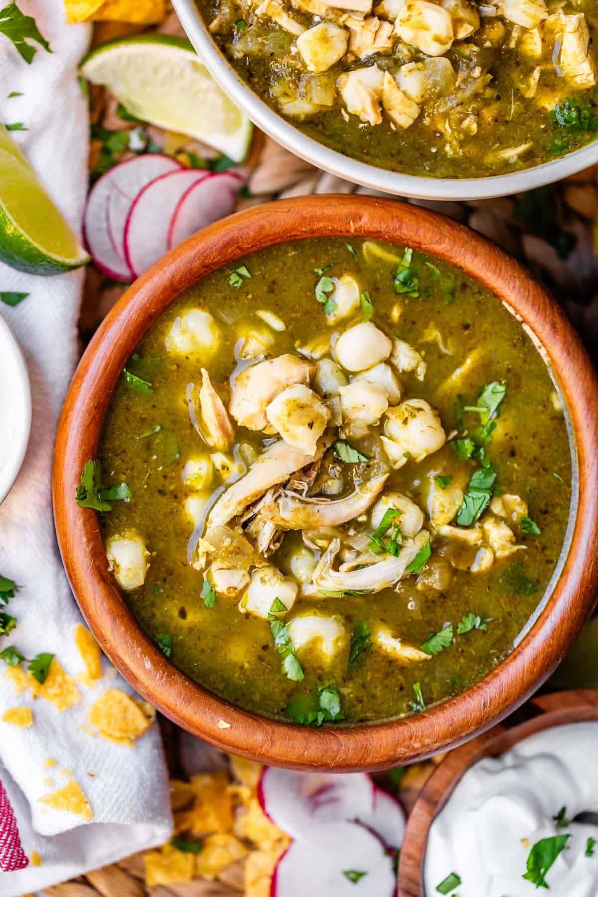 Green Chicken Pozole - Image