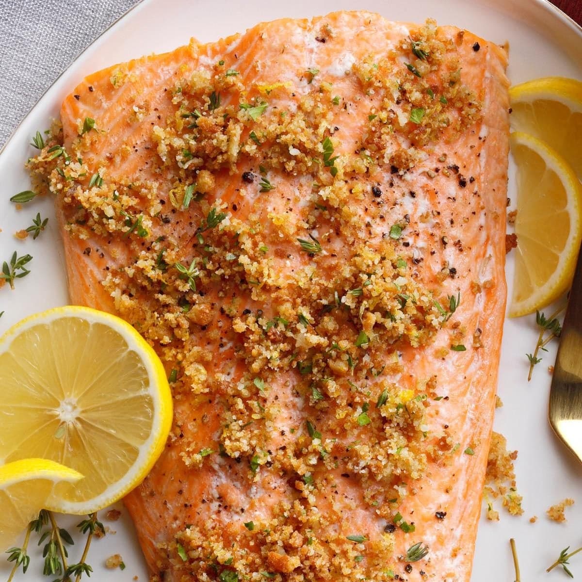 Lemon Herb Crusted Salmon - Image