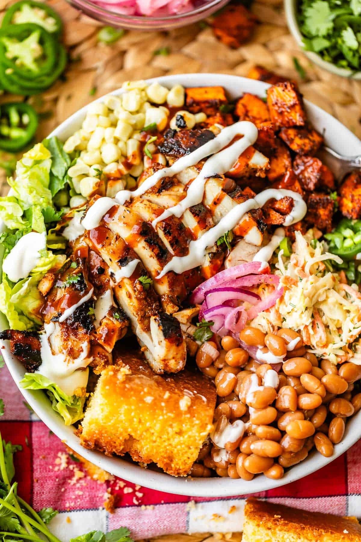 BBQ Chicken Bowls - Image