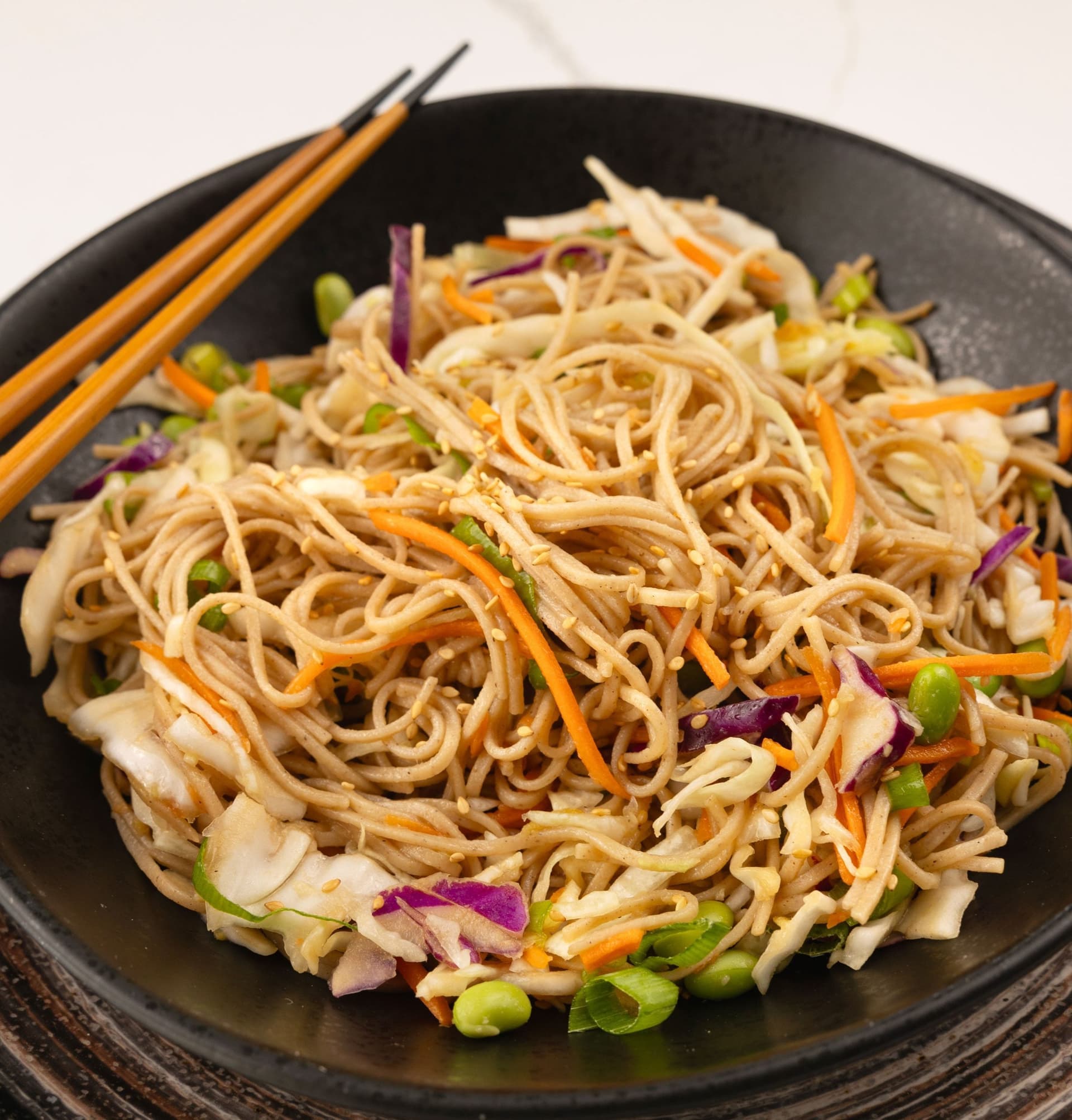 Sesame Ginger Soba Noodle Salad - Image
