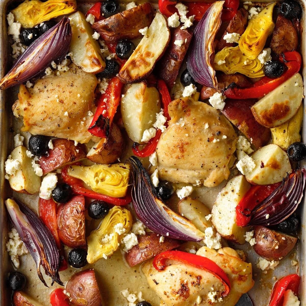 Greek Sheet-Pan Chicken - Image