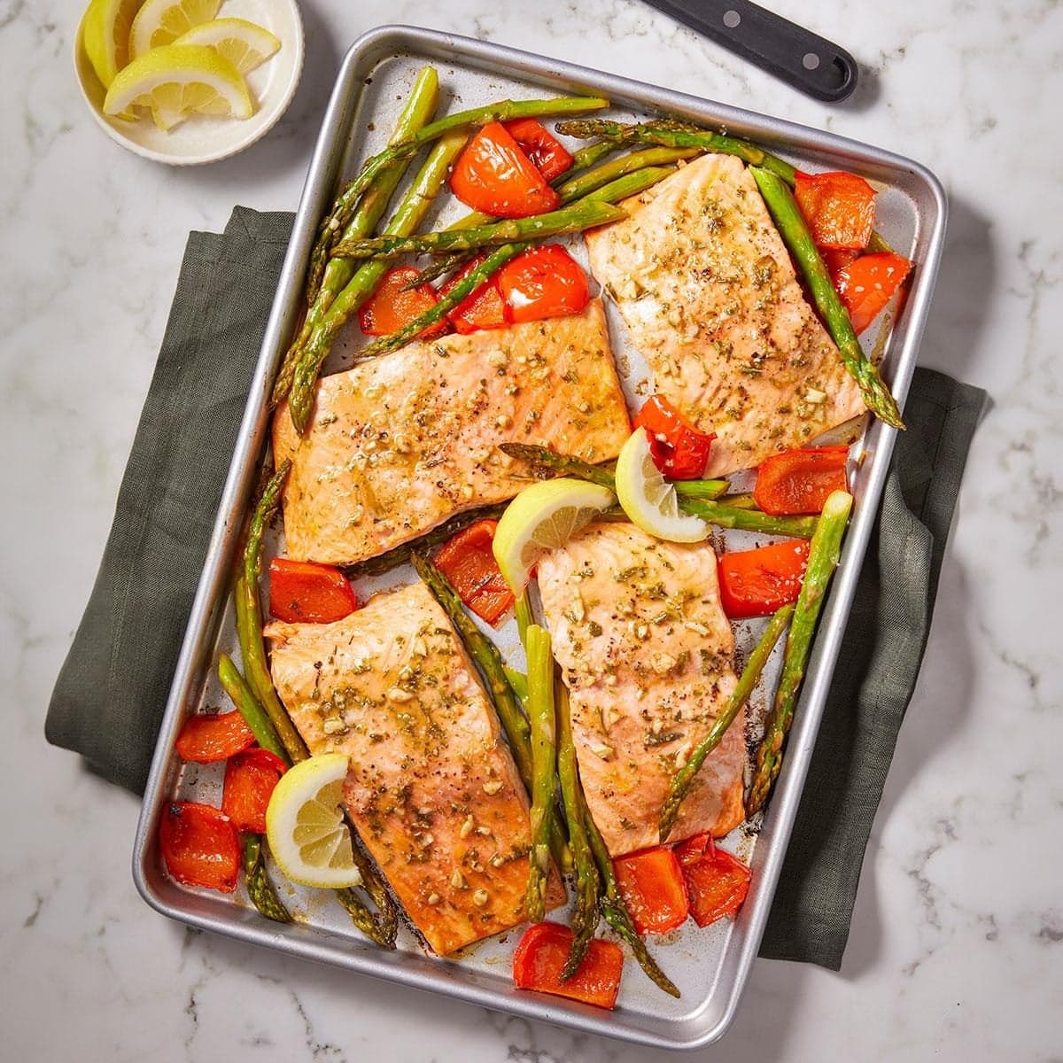 Rosemary Salmon and Veggies - Image