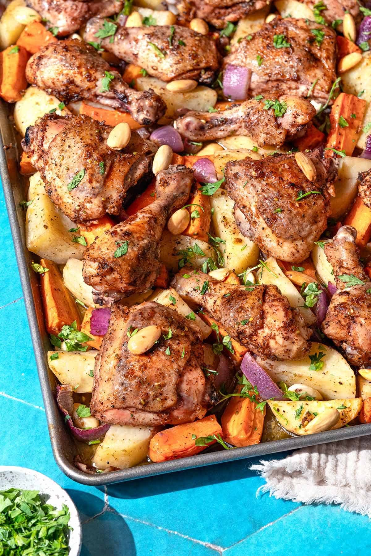 Sheet Pan Za'atar Chicken with Veggies - Image
