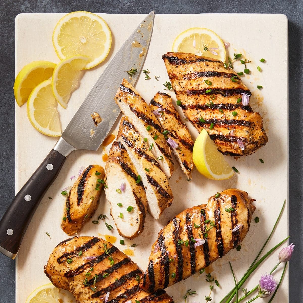 Balsamic Lemon Grilled Chicken Breasts - Image