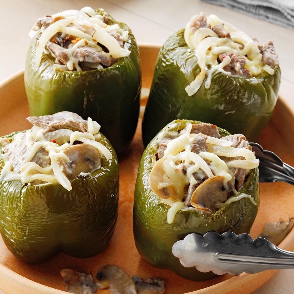 Philly Cheesesteak Stuffed Peppers - Image